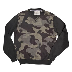 WEATHERPROOF Vintage Crew Neck Camo Sweater Mens Size Medium M - Picture 1 of 2