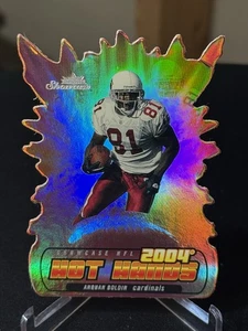 ANQUAN BOLDIN 2004 FLEER SHOWCASE HOT HANDS #1 - SEE PHOTOS Arizona Cardinals - Picture 1 of 3