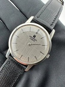 Orologio Uomo Universal Geneve Vintage Tapisserie Carica Manuale Acciaio 31mm - Picture 1 of 13