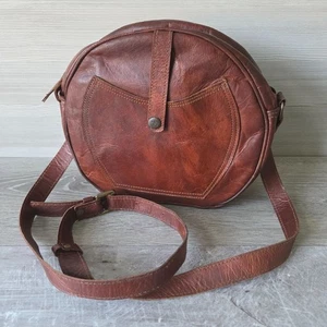 Madosh Echtleder Damen Halbrunde Crossbody Hobo Schultertasche - Bild 1 von 14