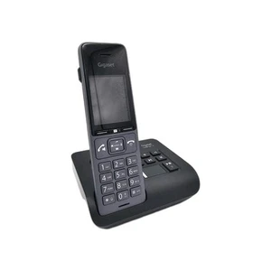 Gigaset Comfort 520A Schnurloses DECT Telefon Schwarz Festnetz Anrufbeantworter - Zdjęcie 1 z 6