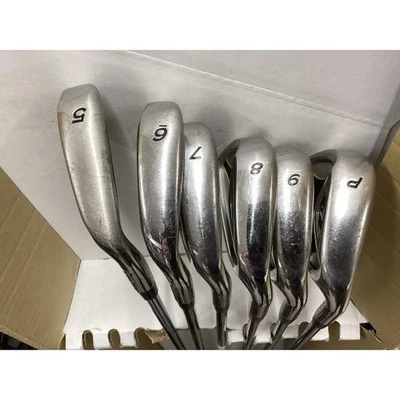 (TaylorMade) r7 Iron Set 6 piece 5.6.7.8.9.P GS 75 Flex Regular Golf Clubs Used - Image 1 of 4