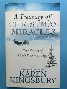 A Treasury of Christmas Miracles Karen Kingsbury 1° Edizione HC 1991 - Foto 1 di 10