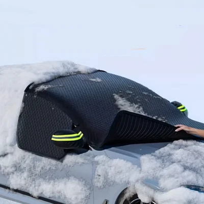 Cubierta de Nieve Invierno Hielo Lluvia Protector de Escarcha Parasol Coche Protector de Ventana Accesorios Foto 1 de 4