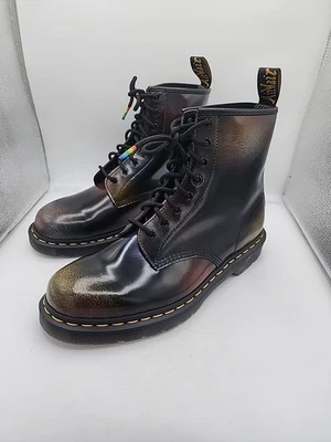 Botas Dr. Martens 1460 For Pride Rainbow Frotar Hombres 11 Mujeres 12 8 Ojos  Foto 1 de 4