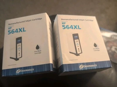 2 Packs Dataproducts Black XL Compatible with HP 564XL - Image 1 of 2