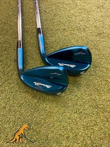 Used Mizuno Pro T-1 Blue Wedge 56*, 58* Dynamic Gold Tour Issue S400 Steel - Picture 1 of 19