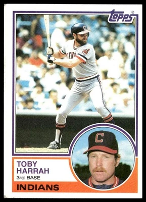 1983 Topps #480 Toby Harrah Cleveland Indians NM+ - Image 1 of 2