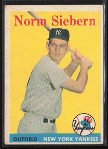 1958 Topps #54 Norm Siebern (VG) - Picture 1 of 2