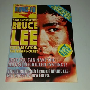 KUNG FU MONTHLY POSTER MAGAZINE #25 BRUCE LEE GREEN HORNET MARTIAL ARTS VINTAGE - Imagen 1 de 1