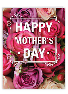 Funny Mother's Day Card (8.5 x 11 Inch) - Flowers for Mom J3528MDG-US