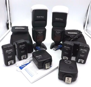 PHOTTIX MITROS 2 light kit w/ 2 triggers and 4 receivers for Nikon - Picture 1 of 7