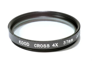 37mm Star 4 Filter Hochwertig Glas Kood Hergestellt IN Japan 4 Punkt 4PT - Bild 1 von 1