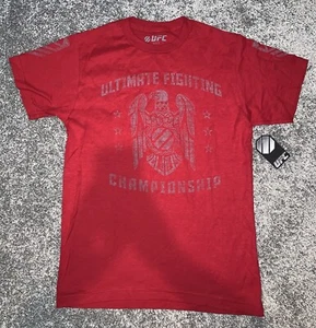 UFC ULTIMATE FIGHTING CHAMPIONSHIP TSHIRT SHIRT TEE NEW TAGS RED SMALL  EAGLE - Picture 1 of 6