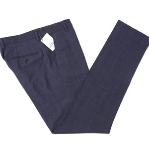 Maurizio Baldassari Lightweight Seersucker Wool Dress Pants 34 (Eu 50) NWT - Picture 1 of 6