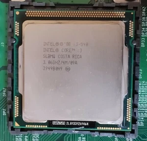 Intel Core i3 CPU Prozessor - 540 3.06 Ghz Cache 4 MB Sockel FCLGA1156 - Bild 1 von 2