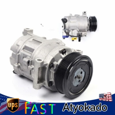 Compresor de aire acondicionado con embrague para Audi A4 2006-2010, A4 Quattro # CO 11048JC Foto 1 de 4