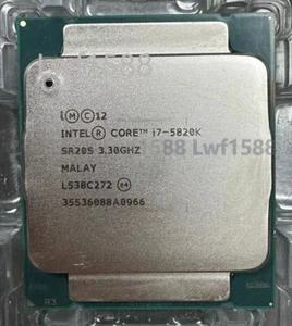 Intel Core i7 5820K SR20S 3.3GHz 6C/12T 15M 140W LGA2011-3 CPU processor - Picture 1 of 1