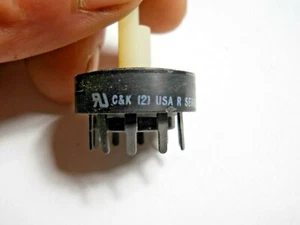 Switch, 8 Position Rotary, C&K R Series (NOS, New Old Stock)(QTY 5 ea)D24 - Picture 1 of 6