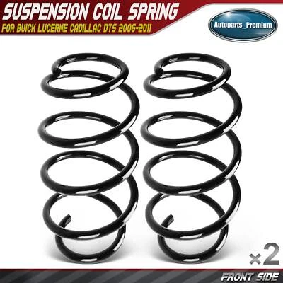 2x Coil Springs for Buick Lucerne Cadillac DTS 2006-2010 2011 Front Left & Right - Image 1 of 4