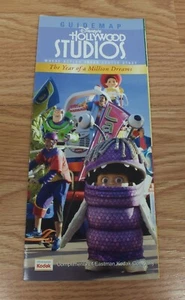 Disney's Hollywood Studios Toy Story Monsters Inc. Million Dreams Guide Karte  - Bild 1 von 3