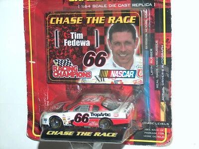 NASCAR Racing Champions Tim Fedewa Phillips 66 1/64 Die Cast Chase The Race NIP - Image 1 of 3