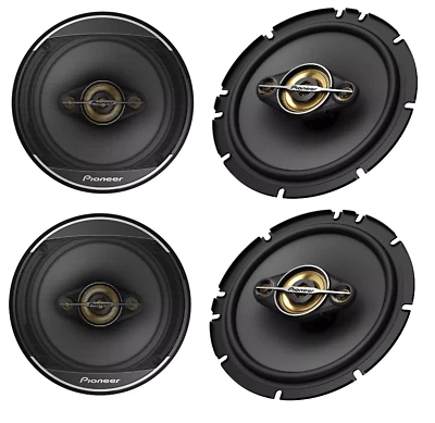 4 x Altavoces estéreo de audio para automóvil Pioneer 6,5" 4 vías 350 vatios máximo 4 ohmios Foto 1 de 3