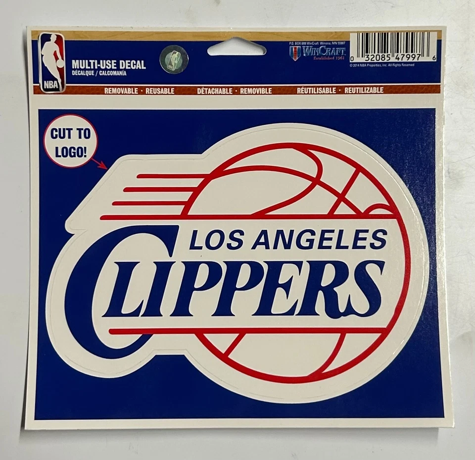 Los Angeles Clippers Decal 5" x 6"- Ultra Decal - Image 1 of 1