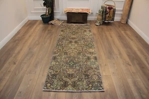 Persian Runner Rug, Antique Rug, Hallway Rug, Floor Rug, 3 x 8.5 ft - Picture 1 of 10