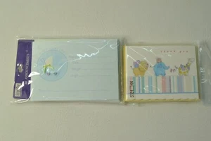 Lote de 2 tarjetas Heartline Hallmark anuncios de nacimiento y agradecimientos para baby shower - Imagen 1 de 6
