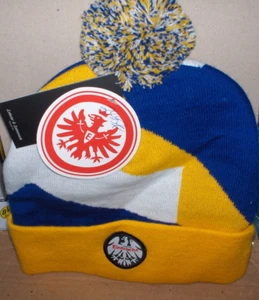 EINTACHT FRANKFURT Wintermütze LOGO  blau-weiß-gelb  Neu,Lizenzware,RARITÄT - Bild 1 von 1