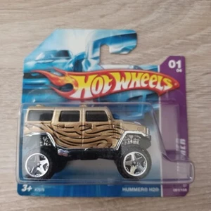 Hot Wheels 1/64 Diecast "Short Card" Gold Hummer - Picture 1 of 2