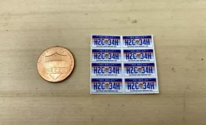 Calcomanías de matrícula de Michigan escala 1/18 para tus modelos de r/c y diecast - Imagen 1 de 2