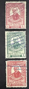 Dominican Republic 1929 Sc# 249-251 Lot of 3 Used  Haiti Border Control - Picture 1 of 2