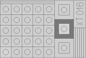 Eduard 1/35 Bridge Signs Mask/Template XT016 - Bild 1 von 2