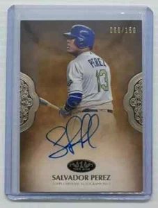 2019 Topps Tier One Salvador Perez Prime Performers Auto Autograph 066/150 - Picture 1 of 2
