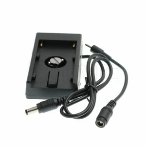 BMCC Camera 12V NP-F970 Battery Mount Plate DC Barrel Cable for Blackmagic - Picture 1 of 8