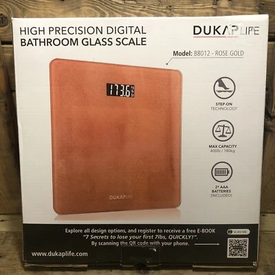 DUKAP Life Digital Bathroom Body Weight Scale with LCD Display 400 Lbs - Image 1 of 4