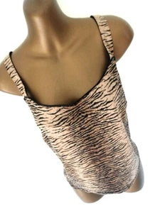 Joseph Ribkoff Animal print cami 14 clear sequined silky stretch (8772 - Picture 1 of 4