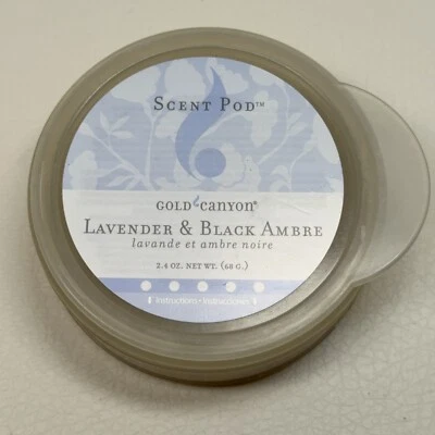 Cápsula perfumada Gold Canyon lavanda y ambre negro tamaño completo 2,4 oz. Foto 1 de 4