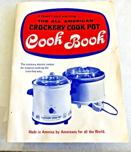The All American Crockery Cook Pot Cook Book 1972 Cookbook - Imagen 1 de 3