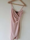 New with tags women's AX paris Pink strapy body con dress size 10