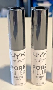 Lot of (2) NYX Pore Filler Targeted Blur Sticks SEALED .10 oz each - Picture 1 of 2