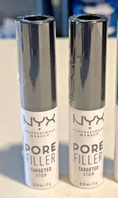 Lot of (2) NYX Pore Filler Targeted Blur Sticks SEALED .10 oz each - Image 1 of 2