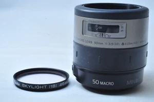 @ SakuraDo Camera @ Excellent! @ Minolta V Macro 50mm f3.5 AF / MF Prime Lens - Picture 1 of 11