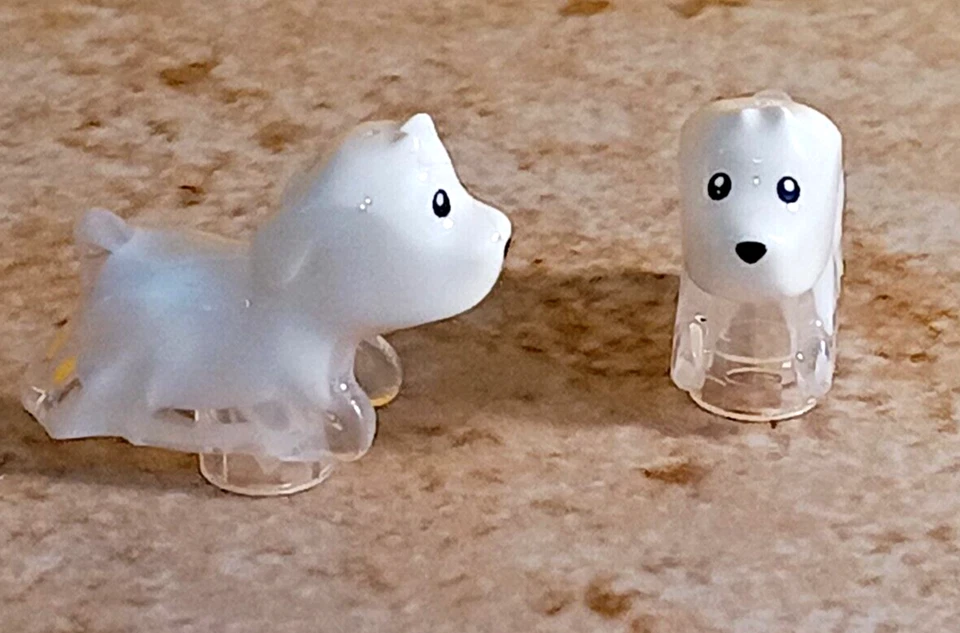 LEGO Ghost Dog Floating Pet Scary Cemetery Animal Creepy Ghostly Feet Clear - Image 1 of 1