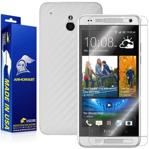 ArmorSuit MilitaryShield HTC One Mini Screen Protector + White Carbon Fiber USA - Picture 1 of 4