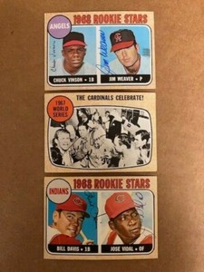 Frank Peters & Ron Stone Signed 1968 Topps Orioles Rookie Stars Card #409 COA