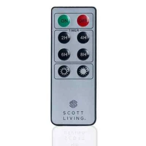 Scott Living LED Control Remoto Sin Llama Pilar Velas Velas Temporizador #5251877 - Imagen 1 de 14