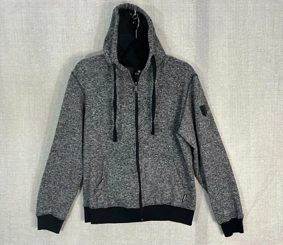 Sudadera con Capucha Southpole Para Mujer Gris Medio Brezo Cremallera Completa Bolsillos Sudadera Y2K Foto 1 de 4